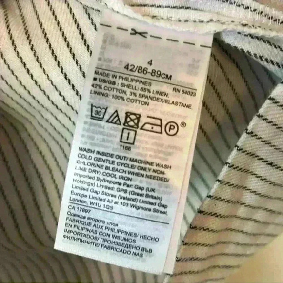 Banana Republic Cotton/Linen Wrap Skirt - Picture 11 of 12